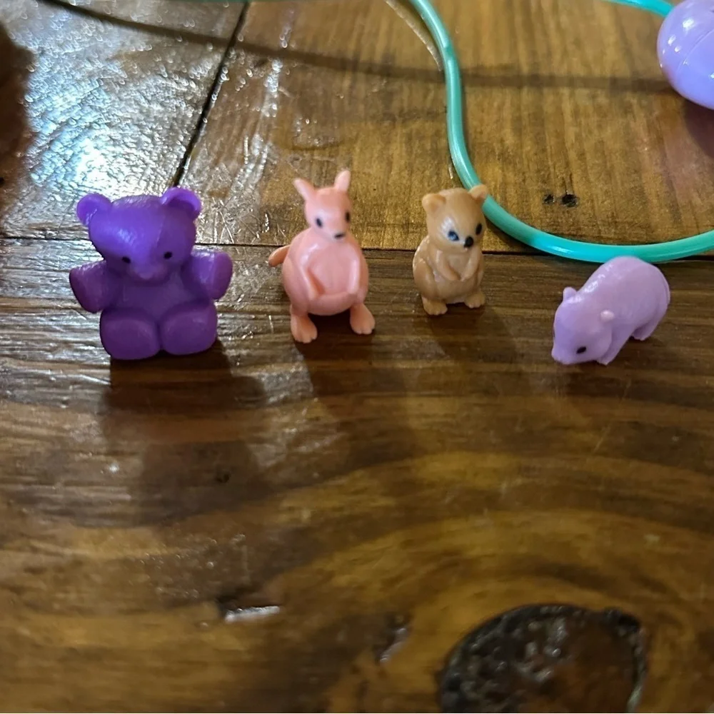 polly pocket 2 In 1 Koala Purse Travel Toy 1 Doll 1 Car And Animals